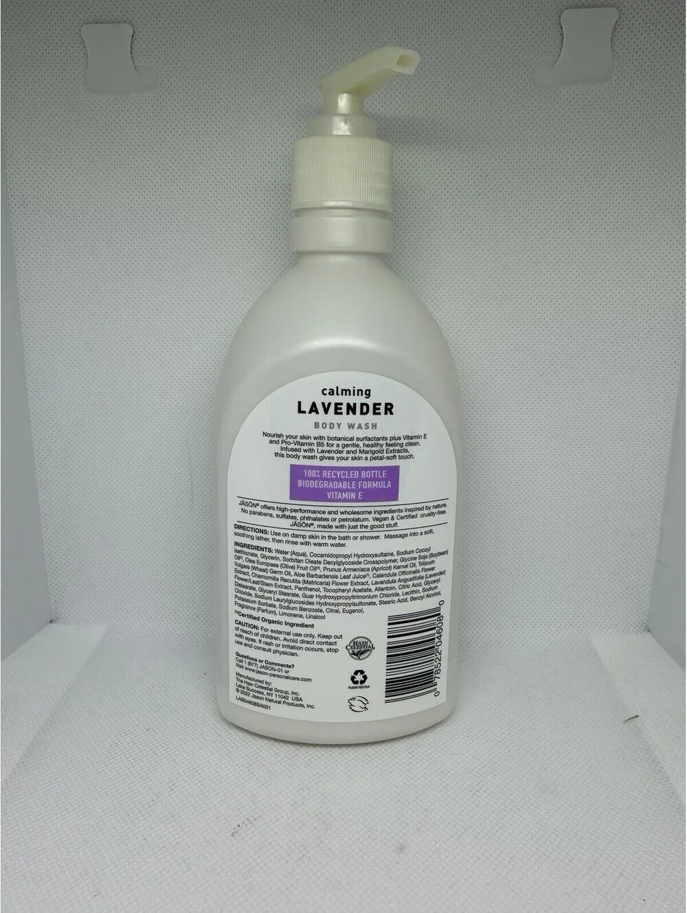 Jason Greek For Healer Natural Body Wash & Shower Gel, Lavender, 16oz